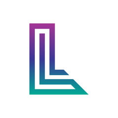  Monogram L design vector logo. Monogram initial letter mark L logo design. Monogram design vector logo. Monogram initial letter mark L logo design. Simple L monogram