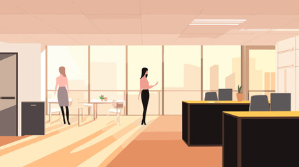 Concept vector illustration of business situation.