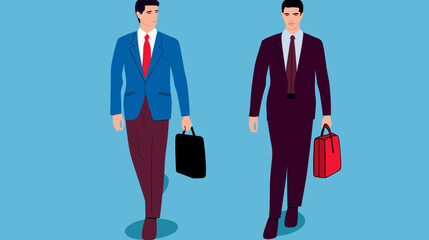 Concept vector illustration of business situation.