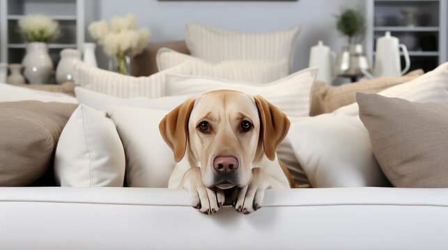 Sad Dog Waiting Alone Home Labrador , Wallpaper Pictures, Background Hd