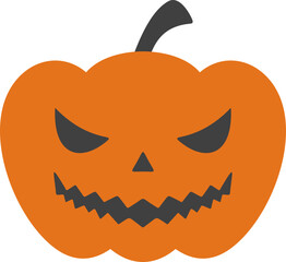 Scary pumpkin illustration