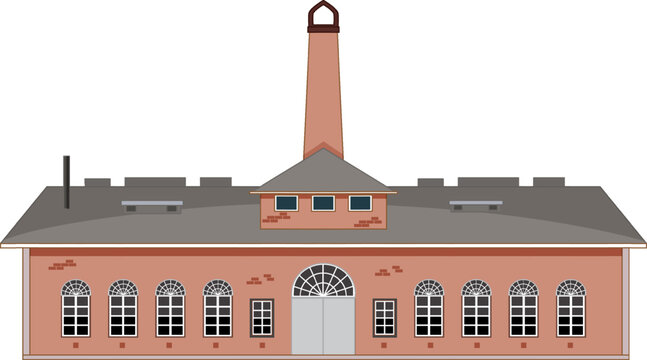 Wardenclyffe Tower of Nikola Tesla: A Vector Cartoon Illustration