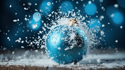 Obraz na płótnie Canvas Photo Image Throwing Snow Ball Heavy , Wallpaper Pictures, Background Hd