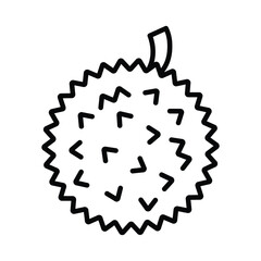 Durian icon vector on trendy design
