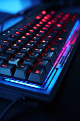 Fototapeta premium computer keyboard, generative ai