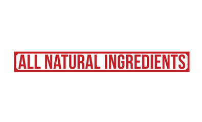 All Natural Ingredients stamp red rubber stamp on white background. All Natural Ingredients stamp sign. All Natural Ingredients stamp.