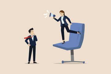 Men apply for a position, men apply for a job position in a company and deal directly with the company's HRD.