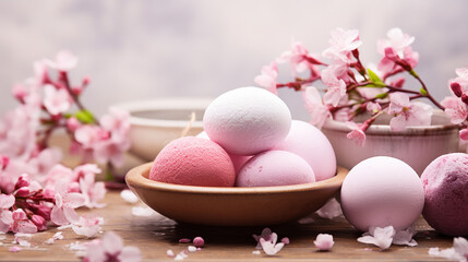 bath bombs in spa composition