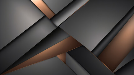 luxury gray background bronze shades in 3d abstract