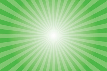 Obraz premium Lime green sunlight horizontal background. Starburst background. Sun beam ray sunburst pattern background. Retro bright backdrop. starburst wallpaper. Circus poster.