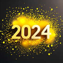 New year 2024 background