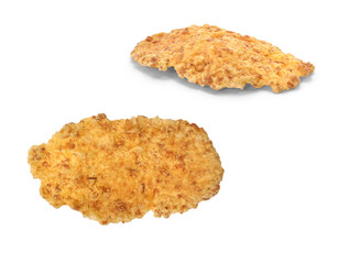 cornflakes on transparent background