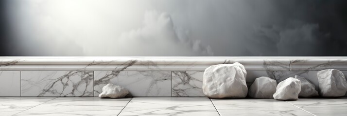 Marble Table White Stucco Wall Texture , Banner Image For Website, Background abstract , Desktop Wallpaper