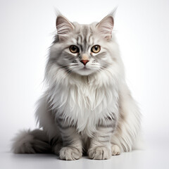 british kitten isolated on white