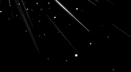 Enchanting Glow Glitter Illuminating an Isolate Background