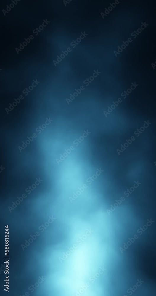 Canvas Prints dark blue volumetric foggy light loop vertical background.