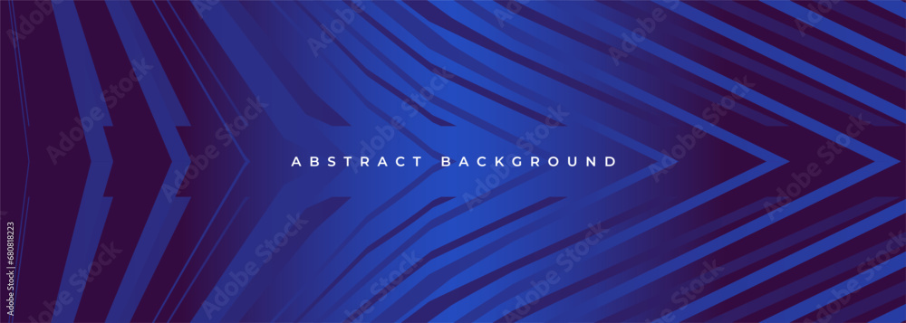 Poster dark 3d abstract modern background with blue glowing stripes. futuristic technology concept design f