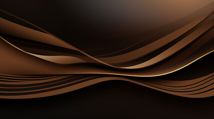 elegant brown shade background with line golden element