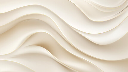 elegant cream shade background with curvy line golden element - obrazy, fototapety, plakaty