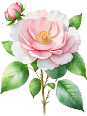 Obraz premium Watercolor wildflower clipart