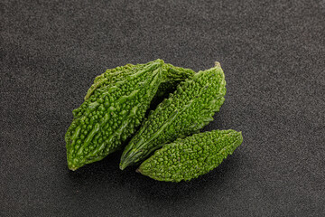 Green raw bitter lemon vegetables
