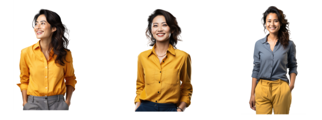 asia woman smiling 35 years old