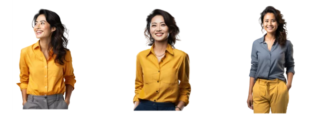 Foto op Plexiglas asia woman smiling 35 years old © Surasak-Art