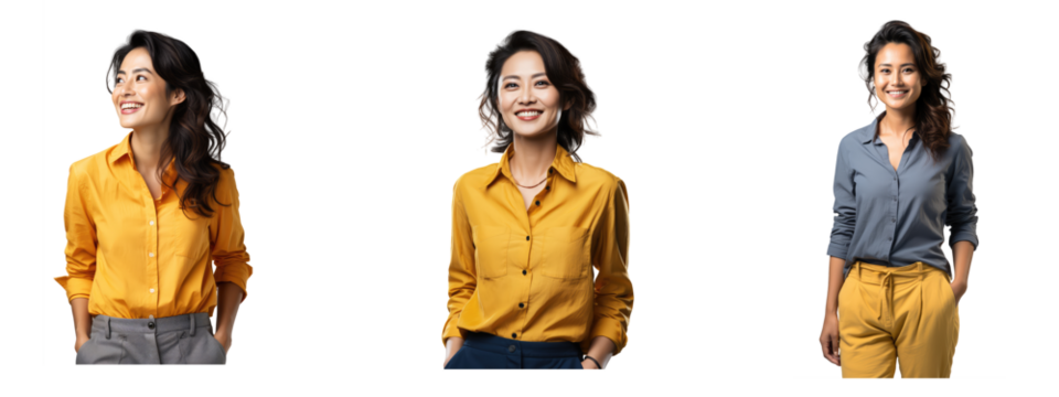 asia woman smiling 35 years old