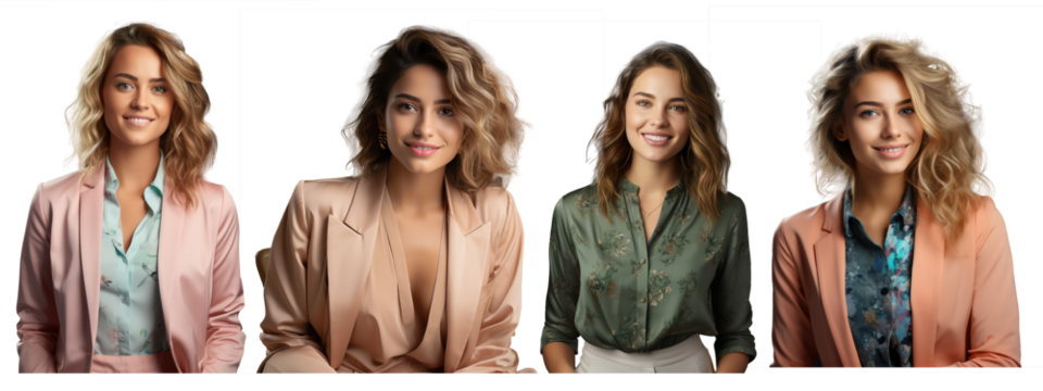 young lady posing professionally dressed, happy smiling interacting