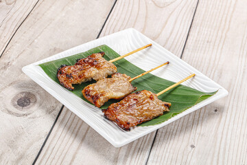 Thai cuisine - grilled pork skewer