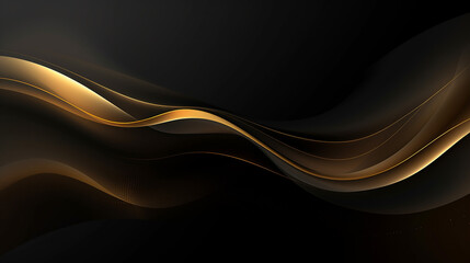 dark and gold abstract background luxury shapes