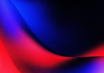 red blue purple abstract gradient wave background with grain and noise texture