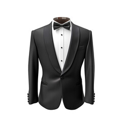 suit and tie on a transparent background PNG for easy decorating your projects.