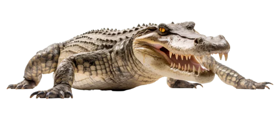 Poster crocodile on transparent background PNG © PNG for U