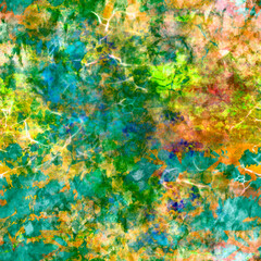 Bright colorful summer nature Abstract blurred painted seamless background