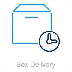 Food Delivery and food icon concept