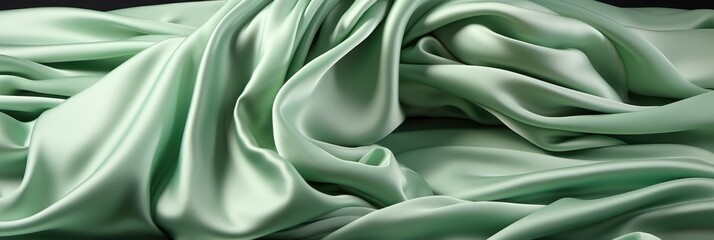 Sage Green Grey White Silk Satin , Banner Image For Website, Background abstract , Desktop Wallpaper