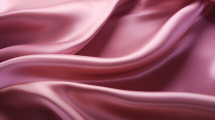 Obraz premium Pink silk texture. Soft waves.
