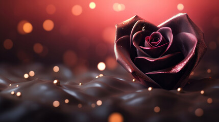 Dark red and purple Valentine's day background