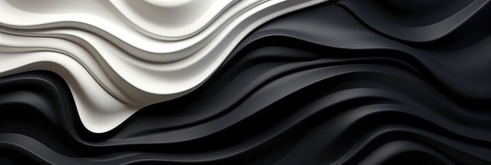 Top View Black White Abstract Pattern , Banner Image For Website, Background abstract , Desktop Wallpaper