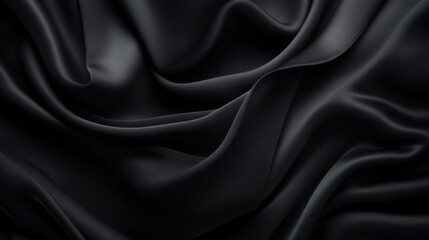 Obraz premium Black silk texture