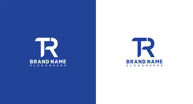 Initial Letter TR Logo Design Template. Graphic Alphabet Symbol for Corporate Business Identity