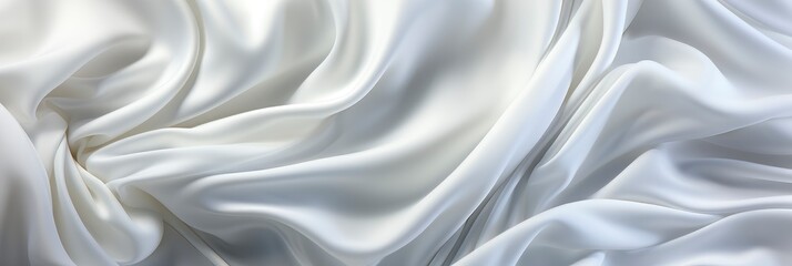 White Cloth Background Abstract Soft Waves , Banner Image For Website, Background abstract , Desktop Wallpaper