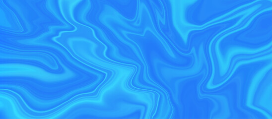 Abstract blue background with modern liquid marble painted curved lines, Abstract colorful Acrylic pour Liquid marble surfaces Design. acrylic hand painted background for design.