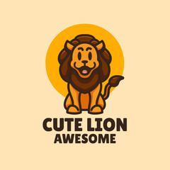Cute Lion Logo