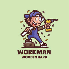 Workman Wooden Logo