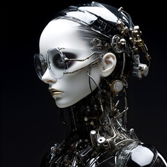 Cyborg Woman Collection - Ai Art Depot