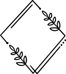 Floral Doodle Frame