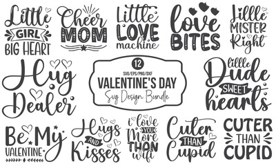 Valentine's Day Svg Design Bundle 