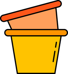 Pot stack illustration